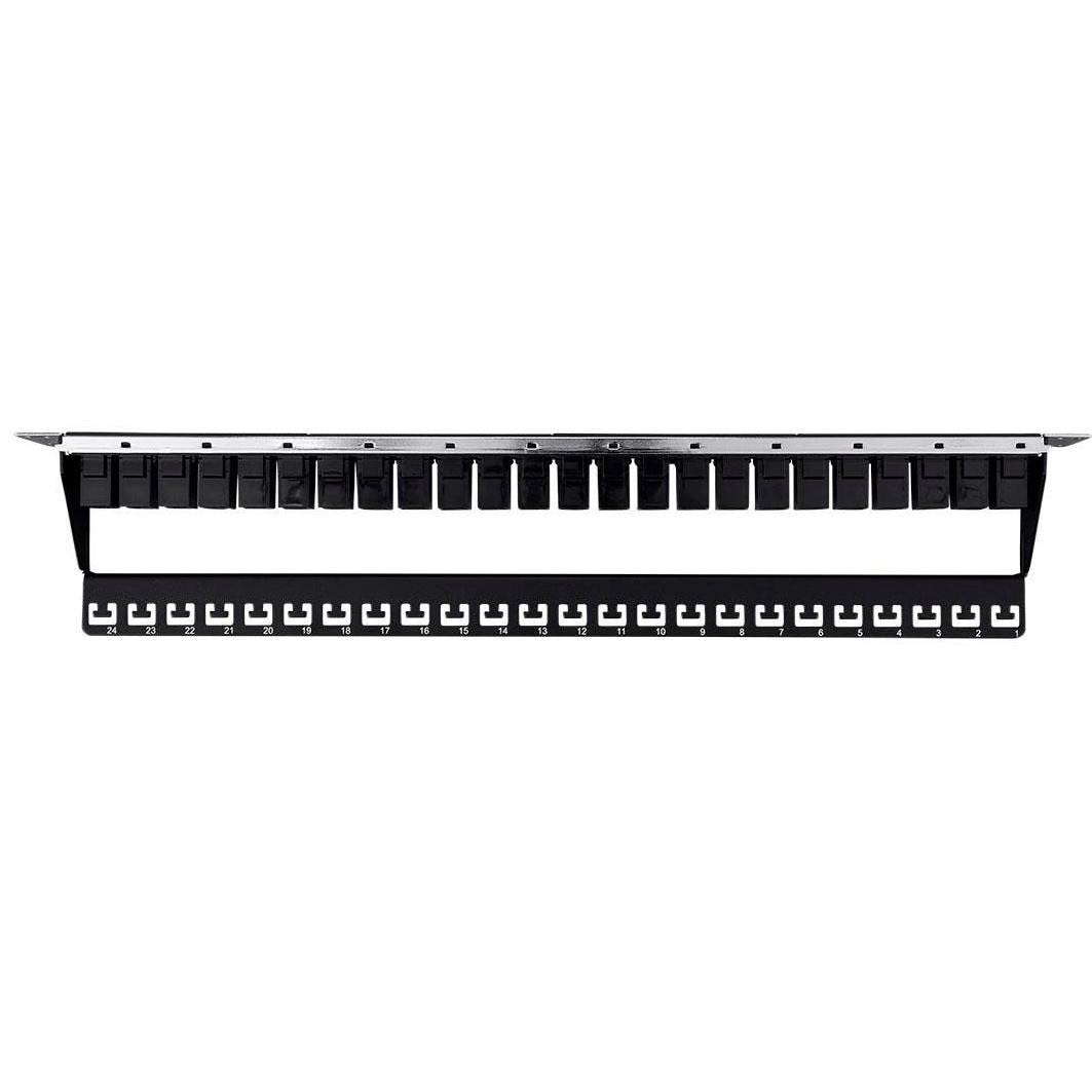 Cat6 1U Patch Panel with 24 Ports X265772