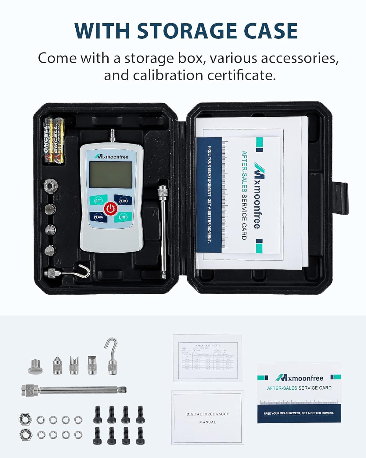 500N Digital Force Gauge Push Pull Force Meter Z29307