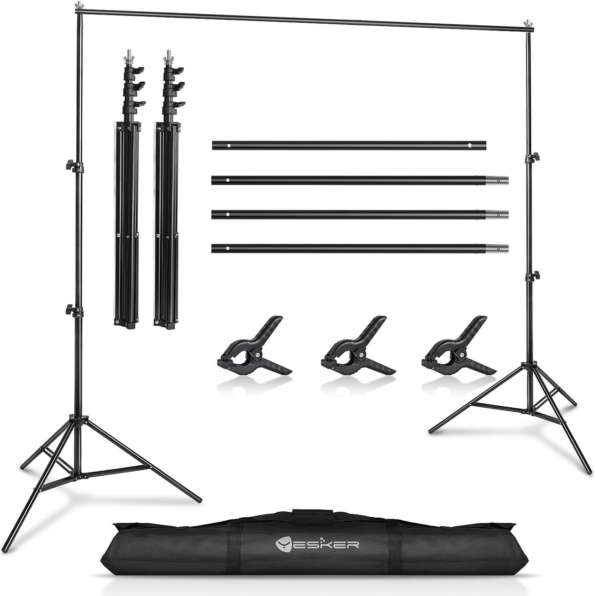 10ft Adjustable Backdrop Stand with Carry Bag Q251