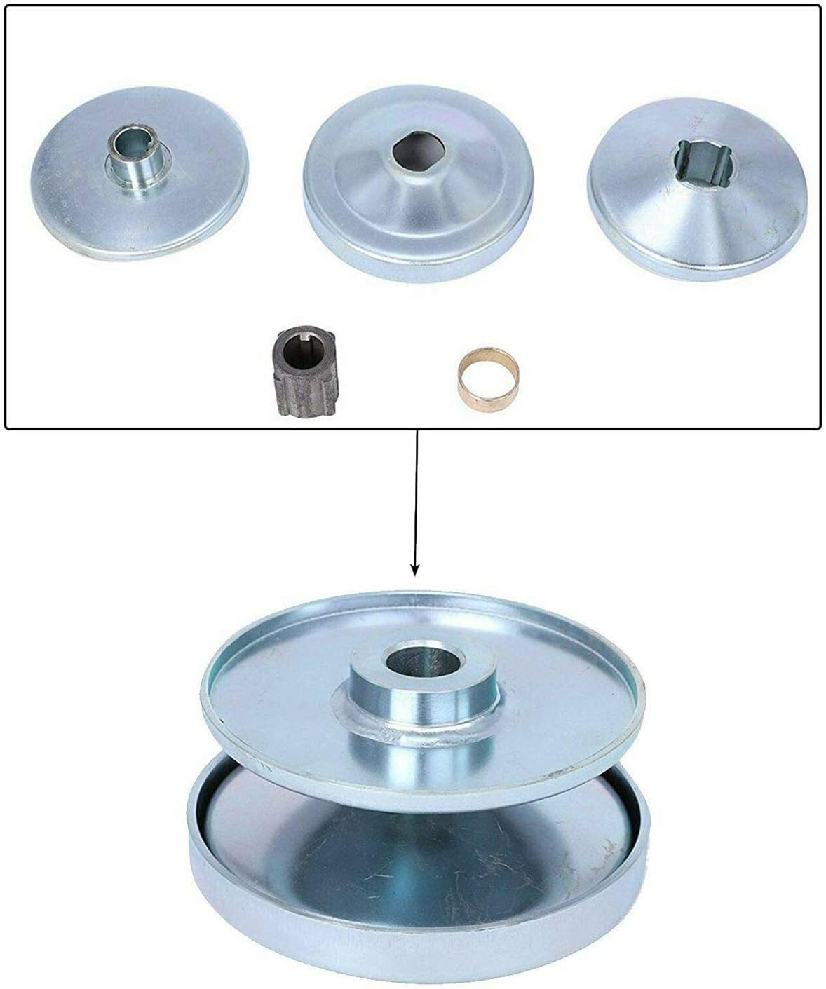 30 Series Go Kart Torque Converter Clutch Driver Pulley 3/4 Bore N532784