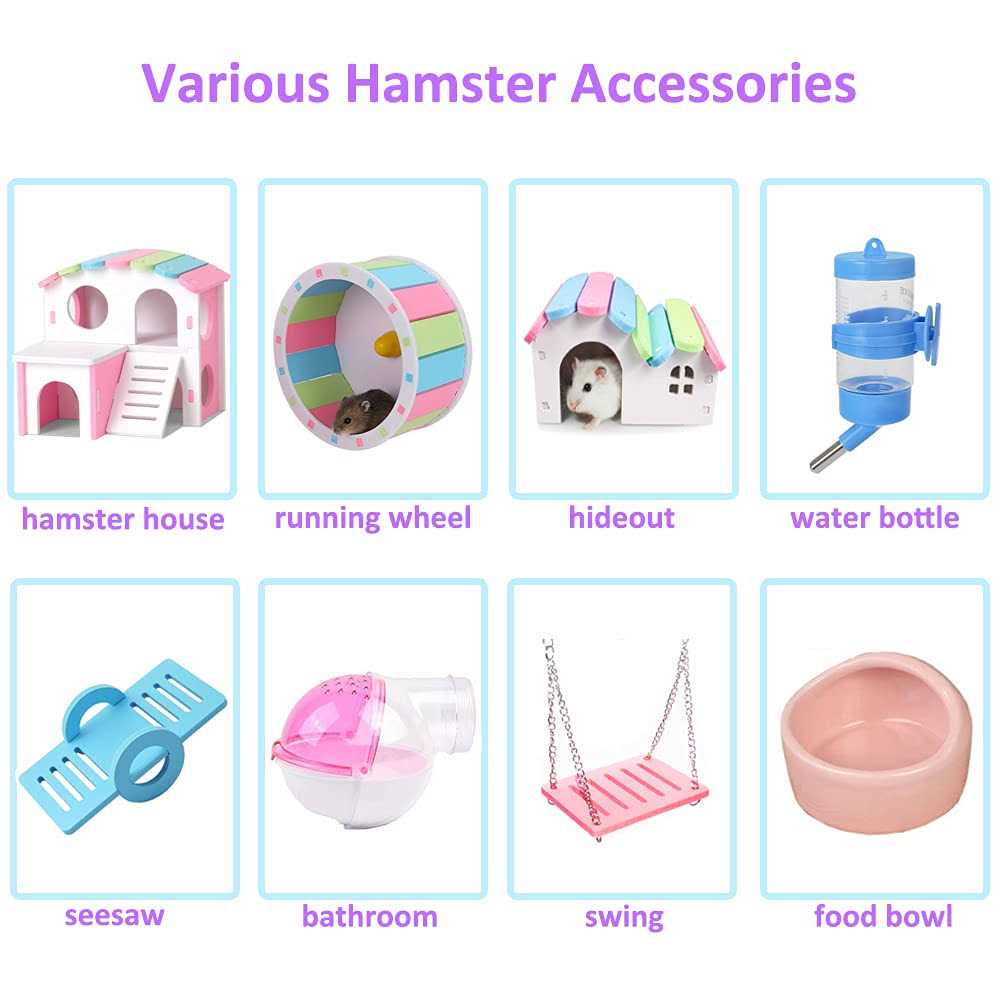 Large Hamster Cage with Tubes Tunnels C861