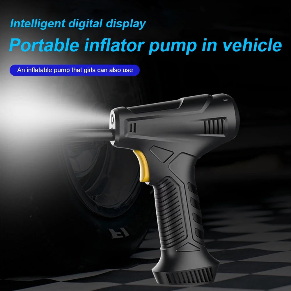 Portable Air Compressor 150 PSI Car Tire Pump O2783