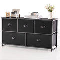 5 Drawer Dresser with Fabric Bins Q437818