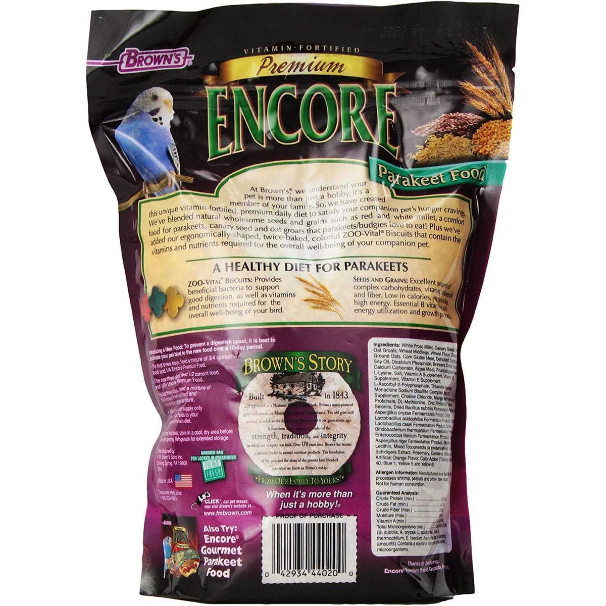 Parakeet Food S7348