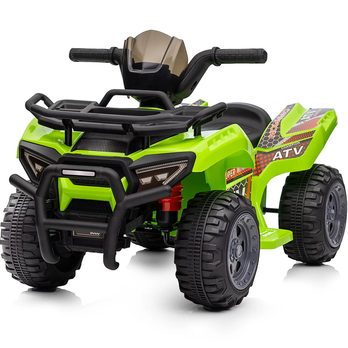 6V Ride-on Toy Kids ATV 4 Wheeler with Music Green I494