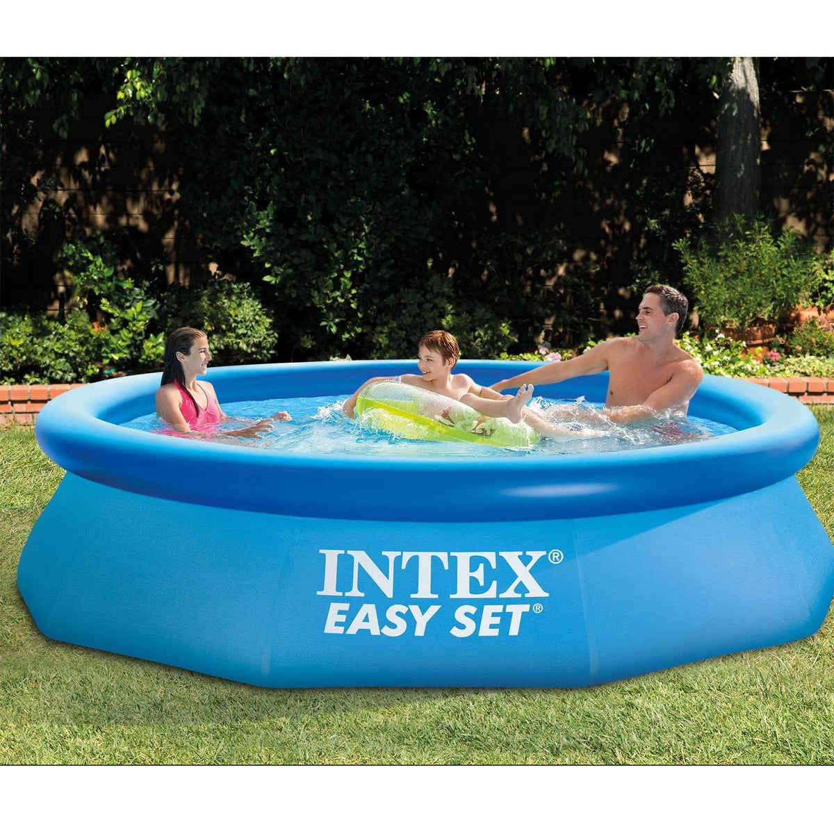 Inflatable Round Swimming Pool & Debris Cover I206392