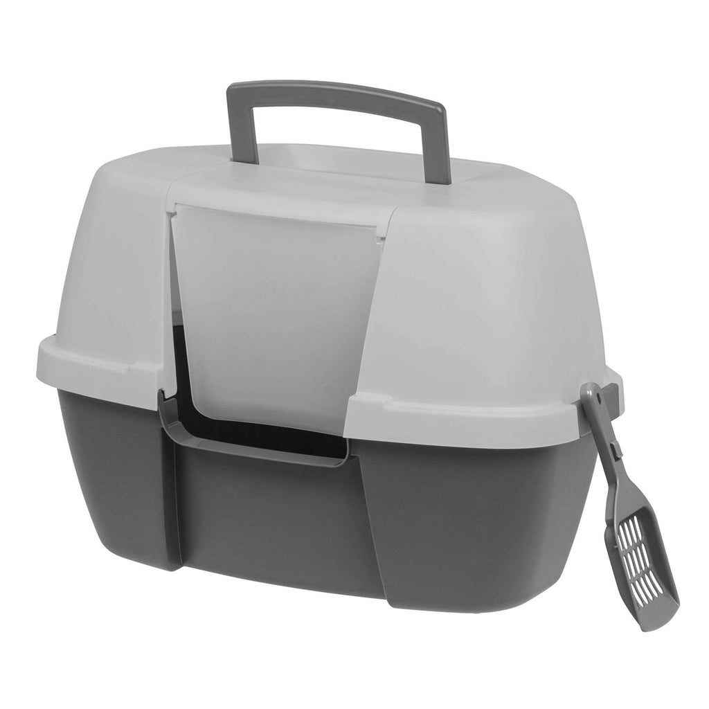 Hooded Cat Litter Box with Scoop V482837
