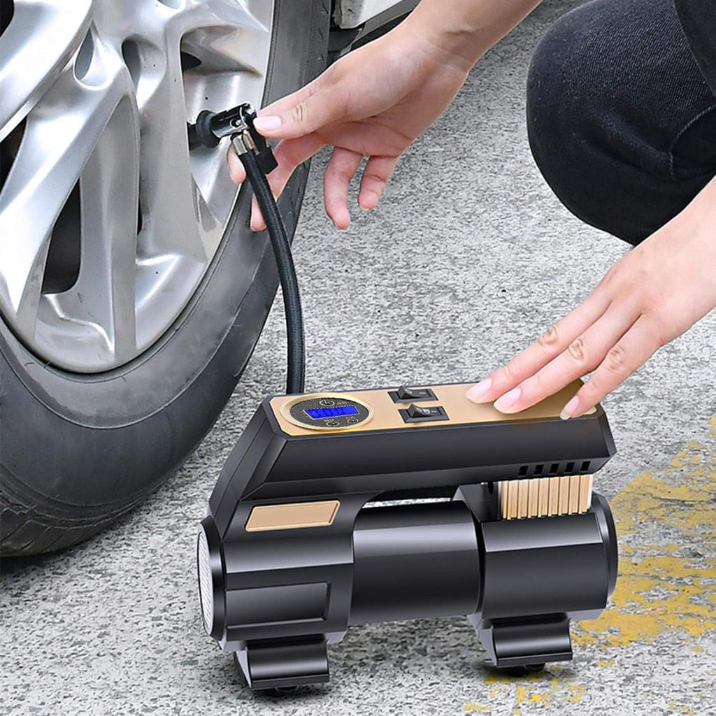 12V Portable Digital Tire Inflator with Light V3721