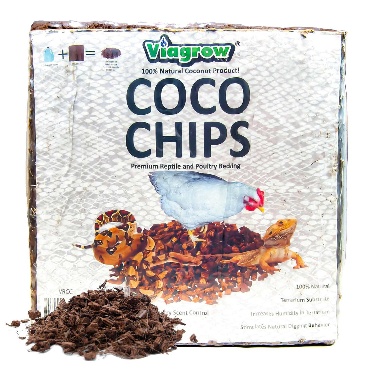 Coco Coir Reptile Substrate Coco Chips P42301