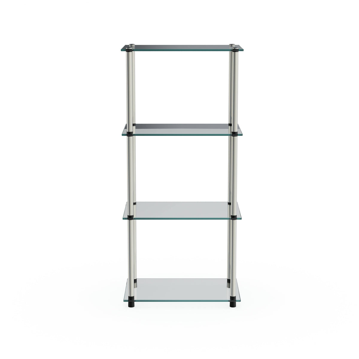 Glass 4-Tier Tower Shelf V427