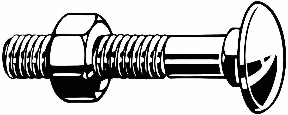 Steel Carriage Bolt O6095