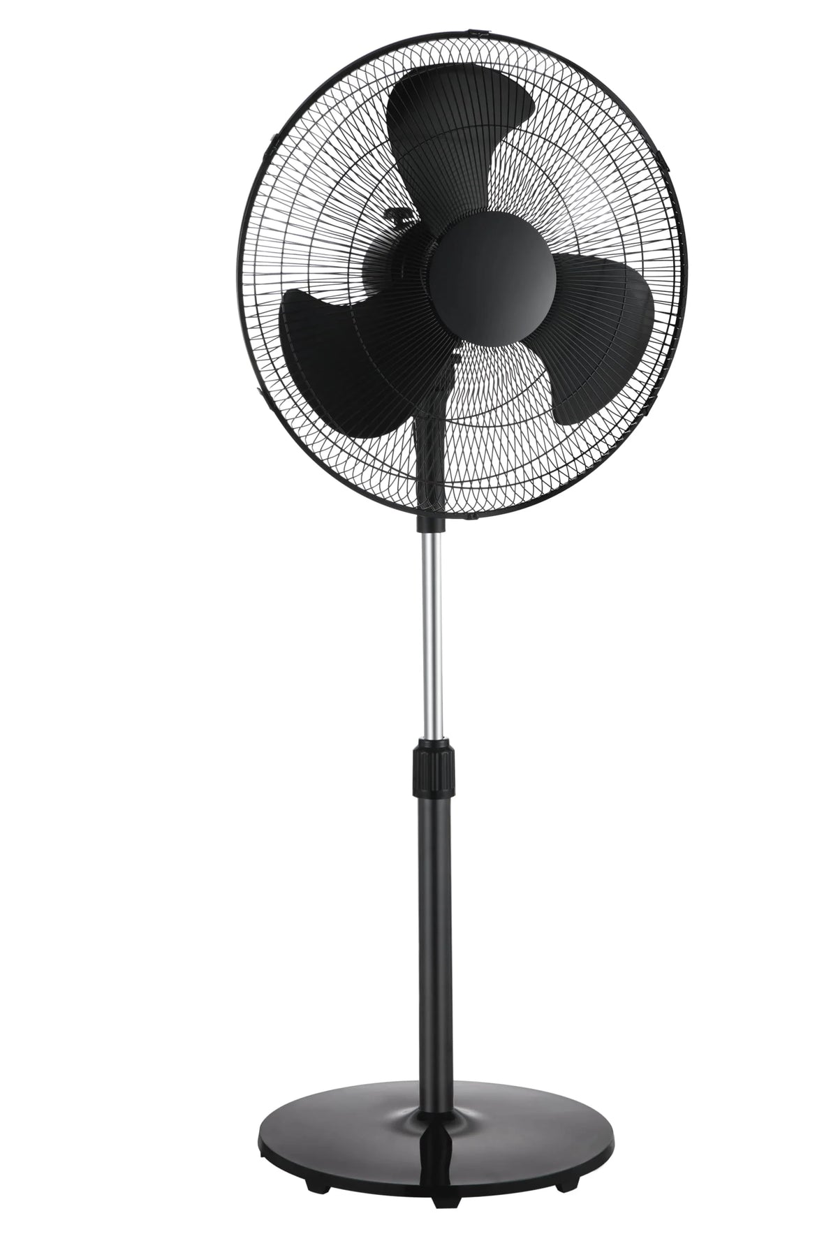 3-Speed Oscillating Pedestal Fan with Tilt Adjustable Head, Black J784182