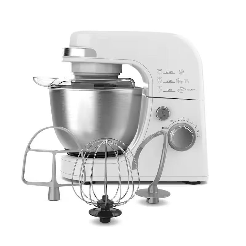 4 Quart 7-Speed White Stand Mixer D883369