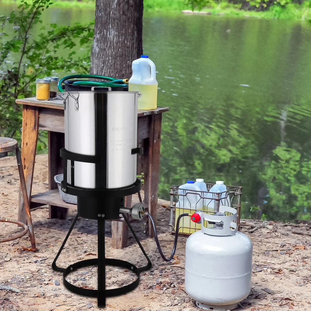 30qt Aluminum Propane Outdoor Fryer S42415