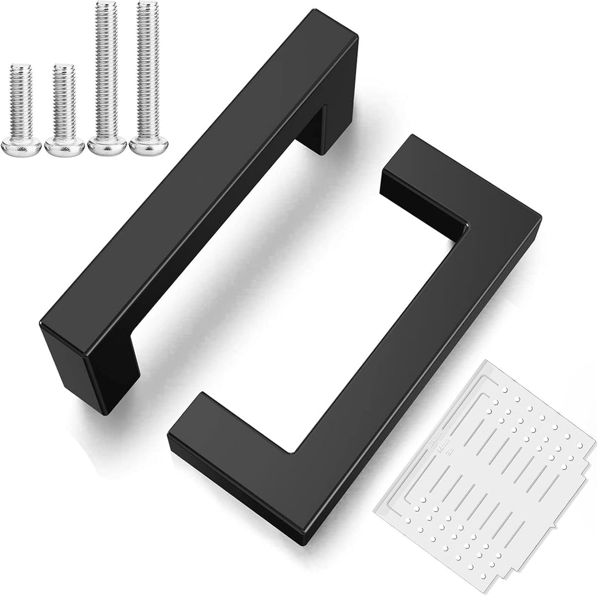 25 Pack 3-3/4 Inch Matte Black Cabinet Pulls H8664