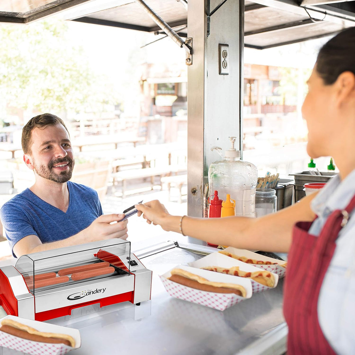 6 Hot Dog Roller H3448