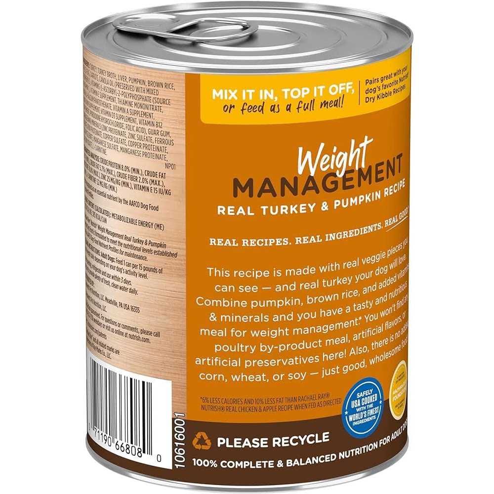 Real Turkey & Pumpkin Recipe Wet Dog Food S55439