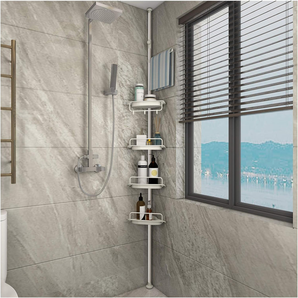 4 Layer Stainless Steel Shower Caddy Corner S45262