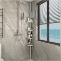 4 Layer Stainless Steel Shower Caddy Corner S45262