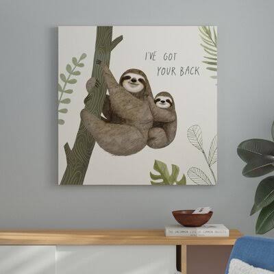 Canvas Painting with Gold Frame B24131