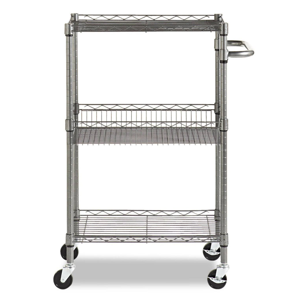 3-Tier Wire Rolling Cart A8689