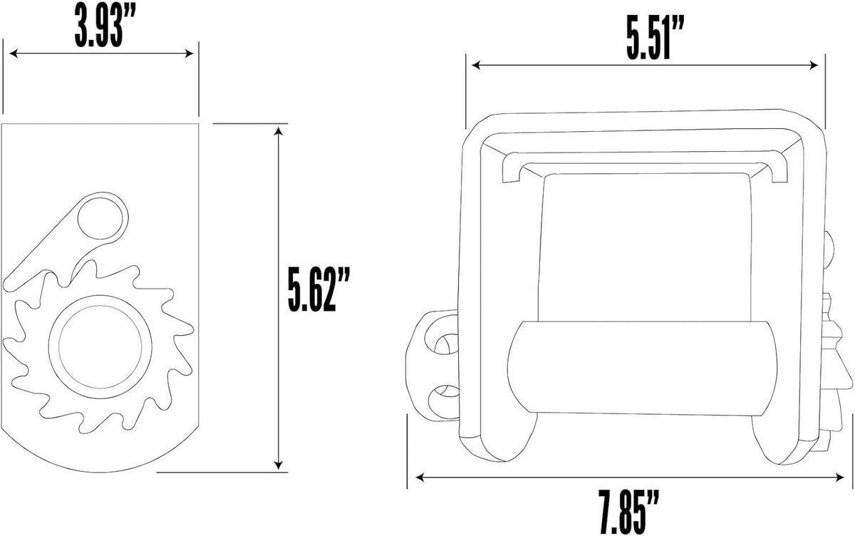 4 Standard Profile Sliding Winch G69808