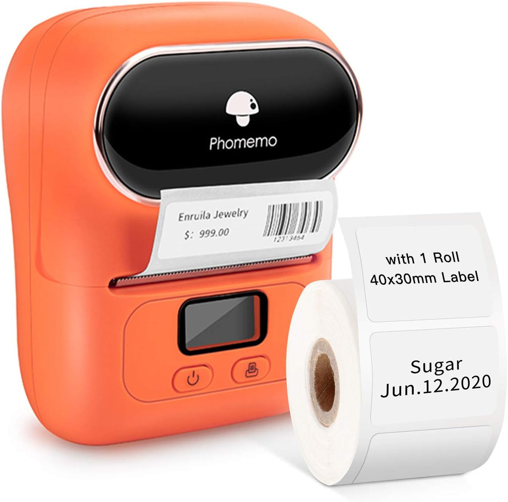 Portable Mini Bluetooth Thermal Label Printer W615295