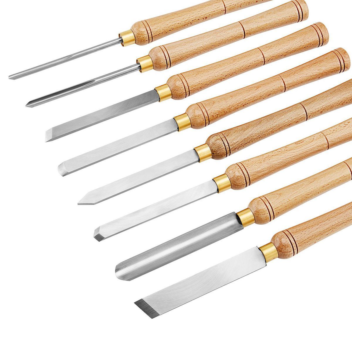 Wood Lathe Chisel Set, 8-Piece Z6089