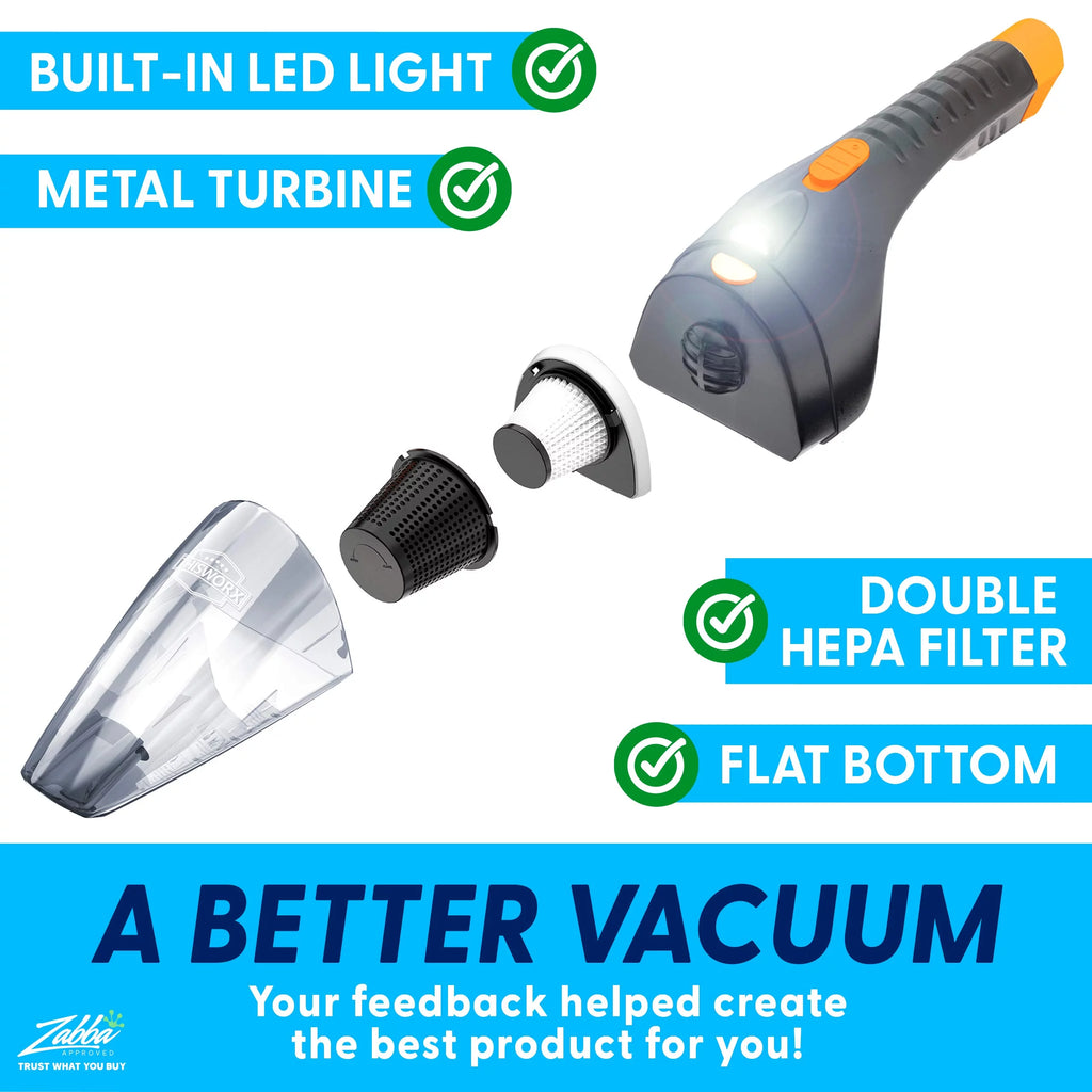 Portable Car Vacuum Cleaner 110W 12v Black K27589