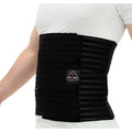 Men's Breathable Elastic Abdominal Binder 12" Wide Black X-Large V955695