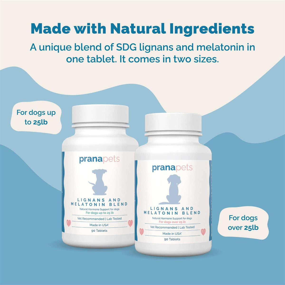Lignans & Melatonin Blend Medicine for Dogs U912