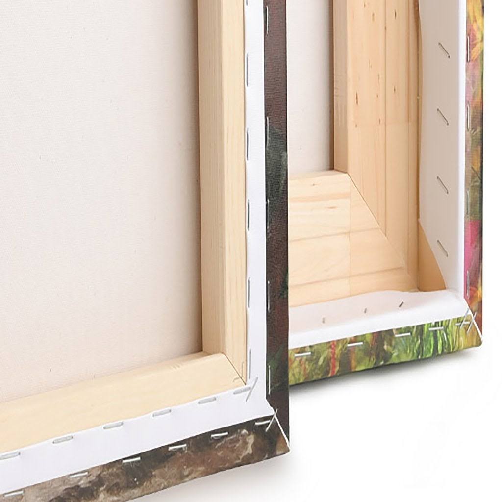 Cityscape Watercolor Print on Canvas 16 in. Wide x 32 in. High R307342