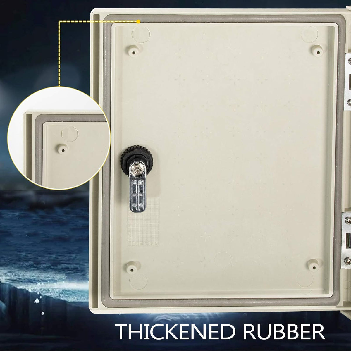 12 x 10 x 6'' NEMA 4X Fiberglass Electrical Enclosure F55119