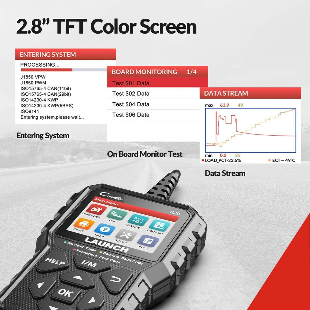 OBD2 Scanner Car Code Reader Pack of 2 J491
