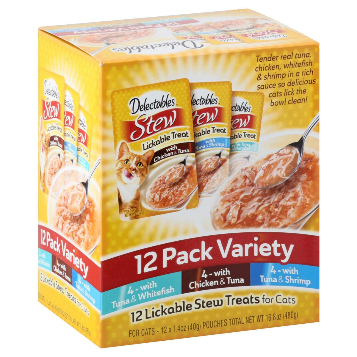 Lickable Cat Treats Variety Pack O4145