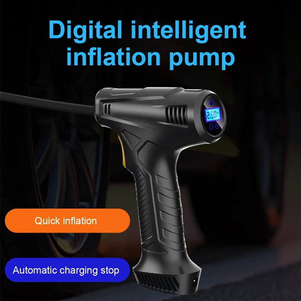 Portable Air Compressor 150 PSI Car Tire Pump O2783
