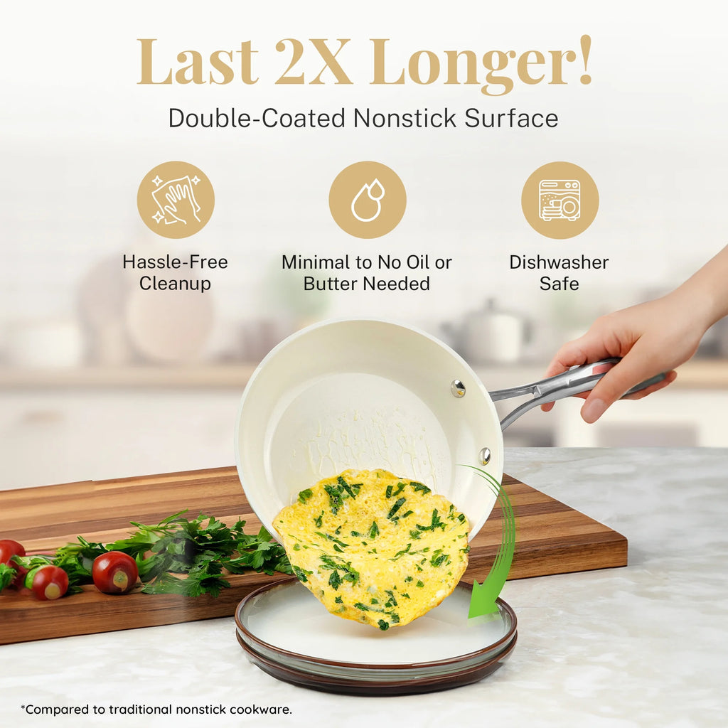 20 Pcs Nonstick Ceramic Cookware Set T99781