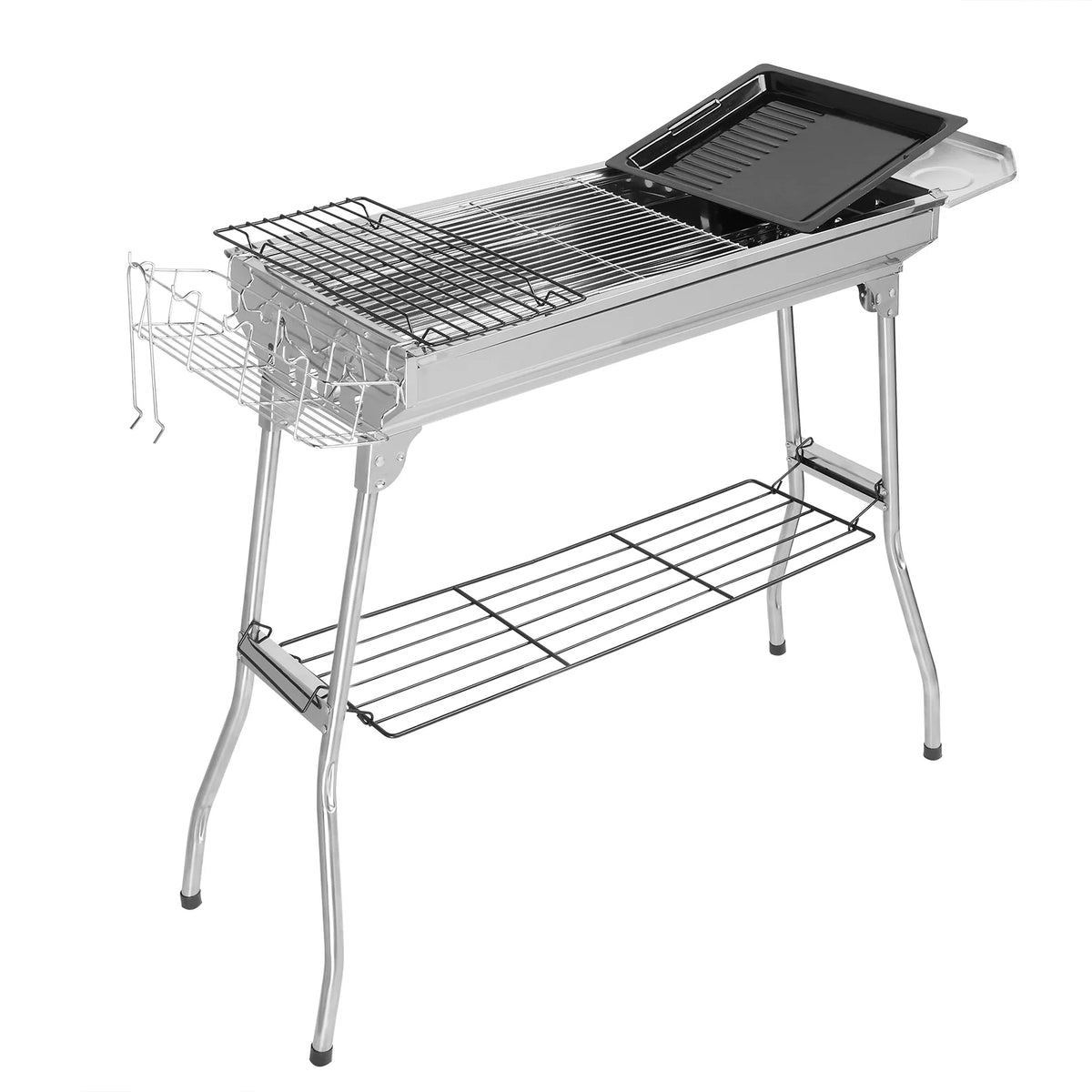 39'' Stainless Steel Charcoal Grill B74414