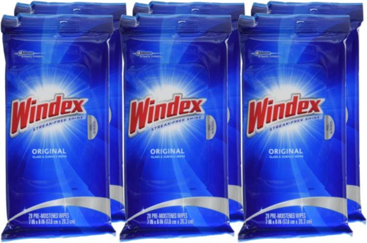 Glass Wipes 6 Pack 28 ct Y7415