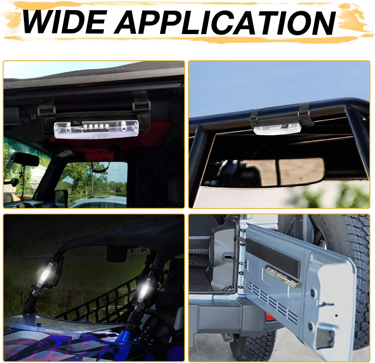 Universal Roll Bar Mount LED Interior Light A609
