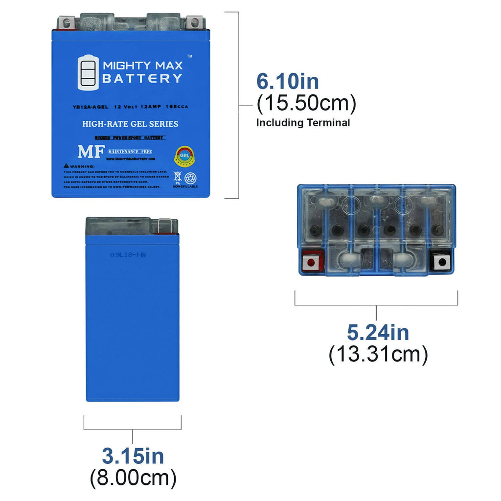 12V 12Ah Gel Battery J452