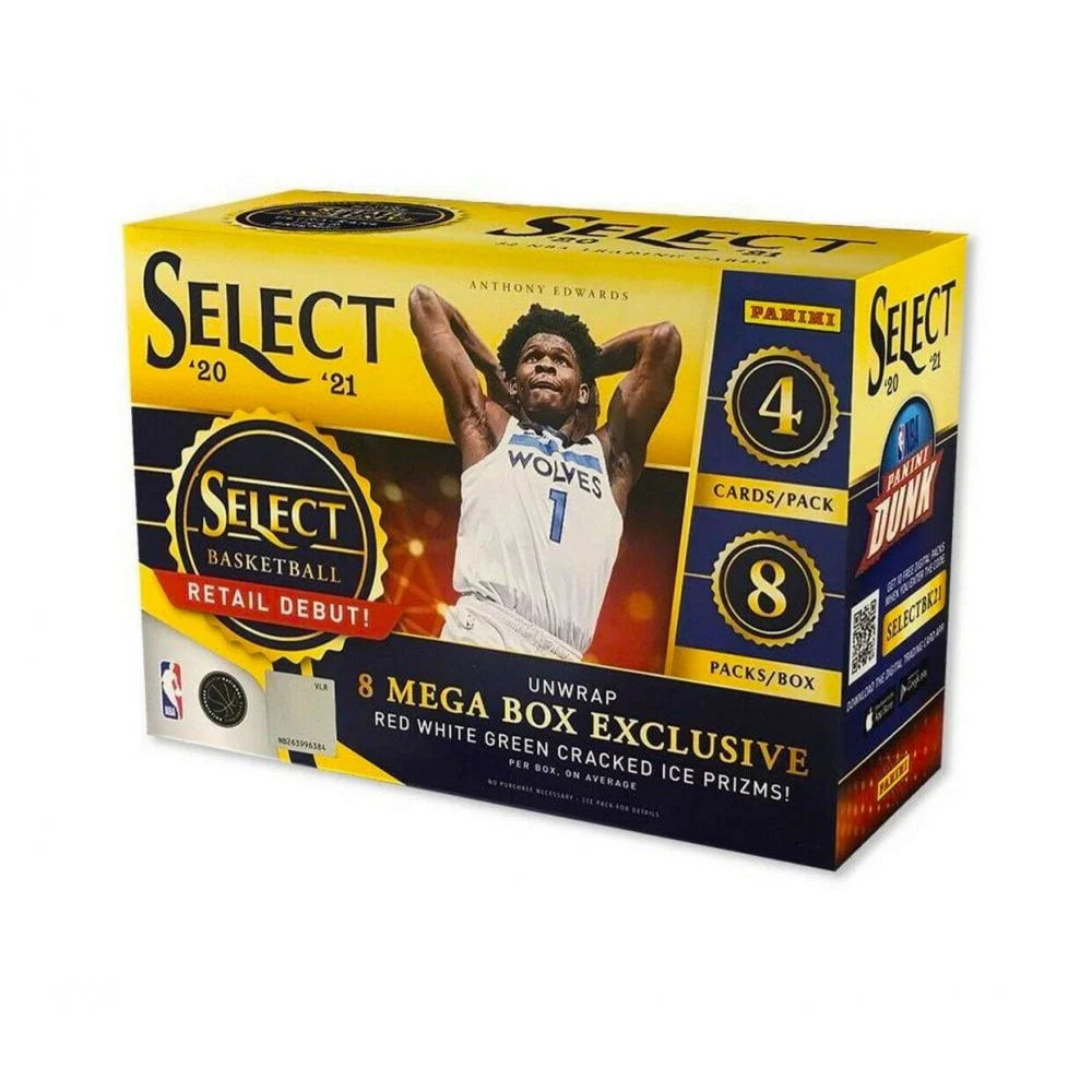 2020-21 Panini Select NBA Basketball Trading Cards Mega Box S508