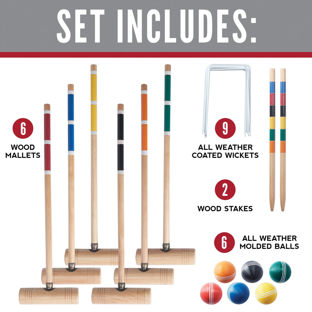 6 Player Croquet Set T7957