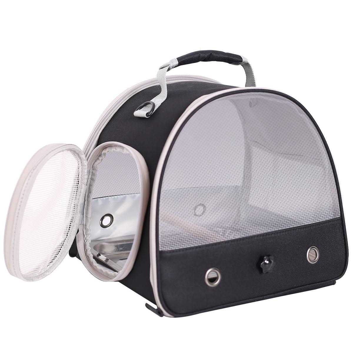 Small Bird Cage with Standing Perch and Stainless Steel Tray U923