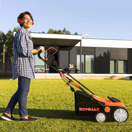 13Amp Corded Electric Lawn Dethatcher with 50L Collection Bag F582887