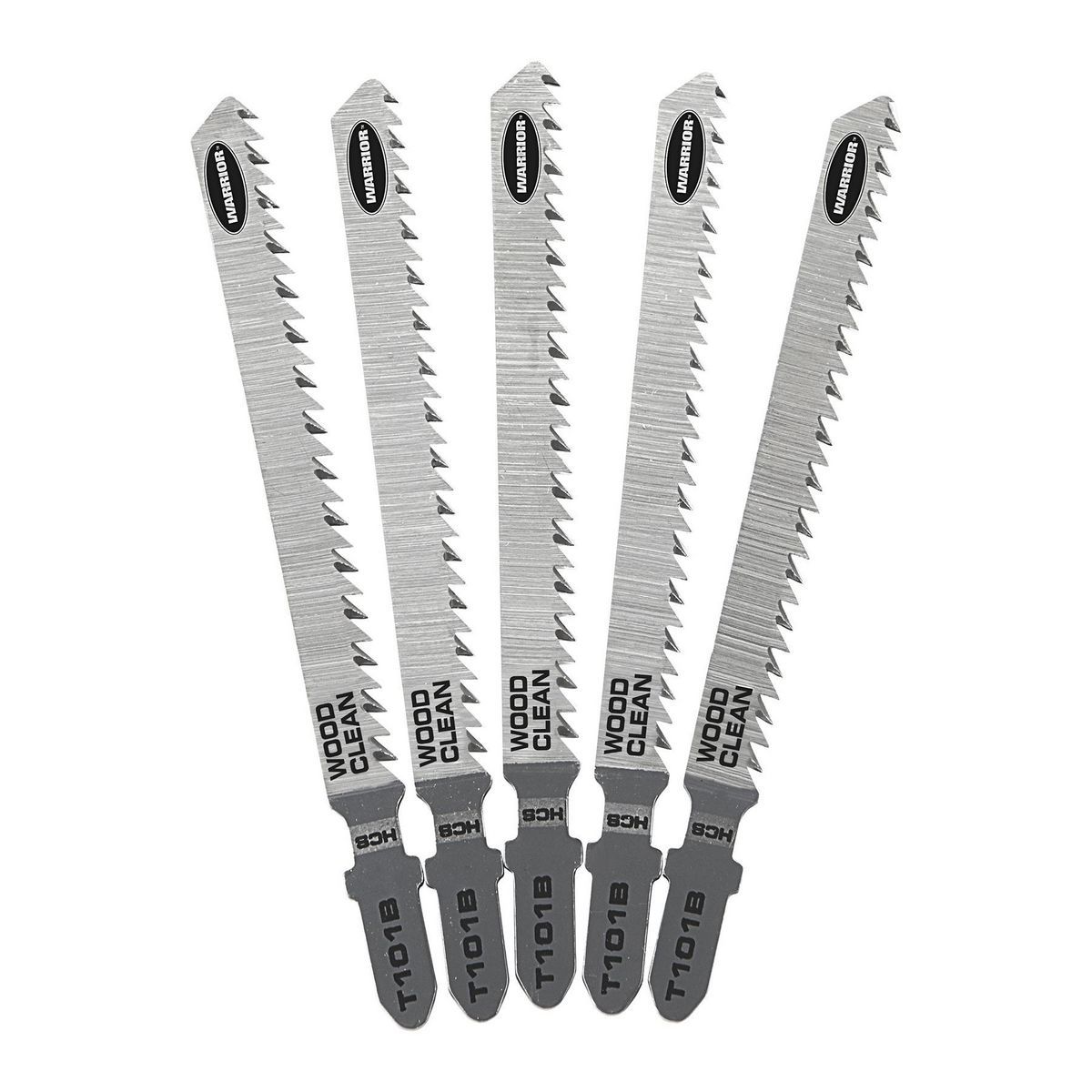 10 TPI T-shank Clean Wood Jig Saw Blades, 5 Pack E680830