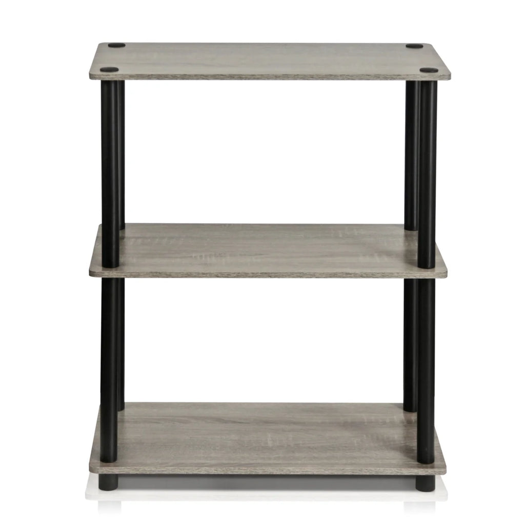 3-Tier Dark Cherry Shelf Display Rack Q3880