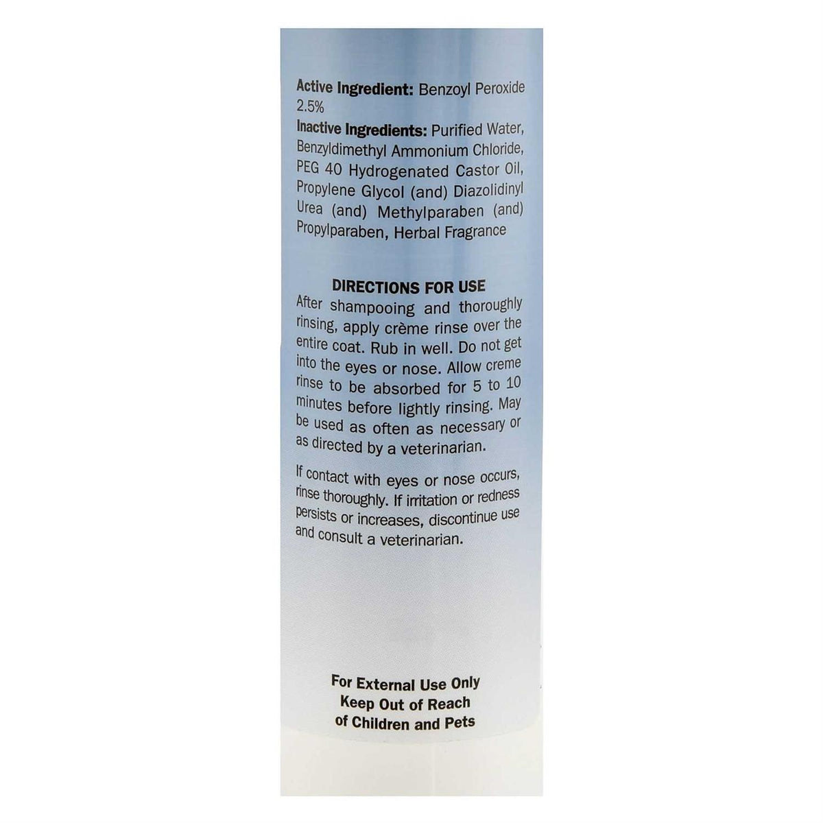 Benzoyl Peroxide Creme Rinse M7252