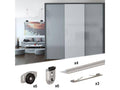Sliding Closet Door Hardware Kit 78-Inch Tracks W45117