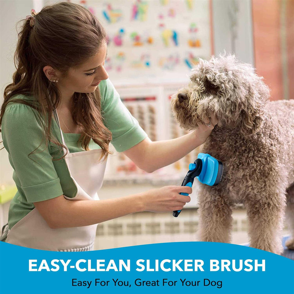 Dog Self Cleaning Slicker Brush U12565